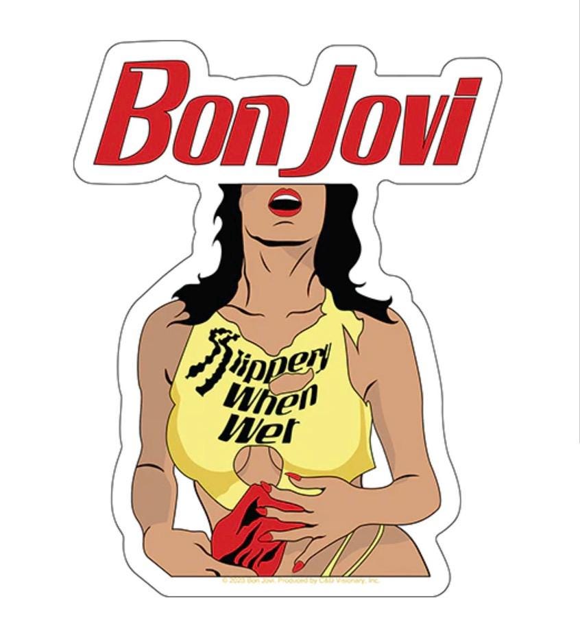 Bon jovi sticker - Etsy 日本