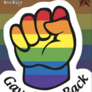 Gays Bash Back Pride Faust LGBTQ Aufkleber