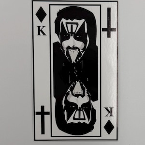 King Diamond Mercyful Fate Sticker K008S
