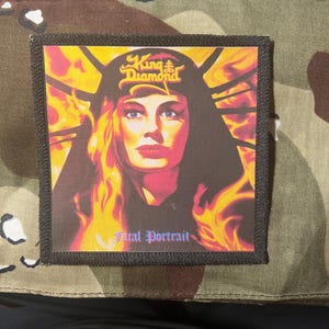 King Diamond Fatal Portrait Sublimated Printed Patch
