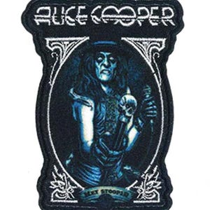 Alice Cooper Hey Stoopid Woven/Embroidered Patch A016P