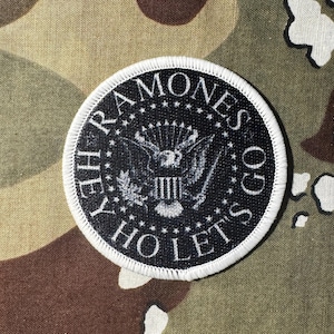 Geweven Ramones Hey Ho Let's Go-patch R006P