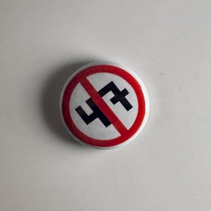 Anti Trump Anti-Fascist Anti 47 1" Button A027B Badge Pin