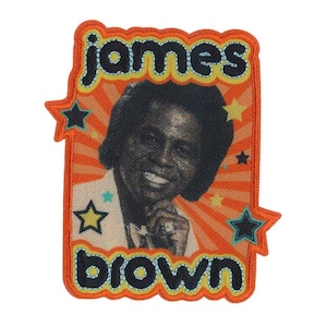 James Brown Gestickter / gewebter Aufnäher B040P