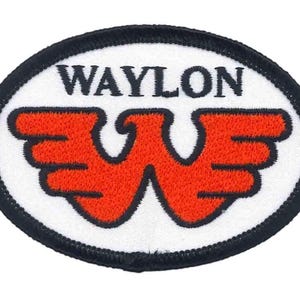 Waylon Jennings Official Embroidered Patch J009P