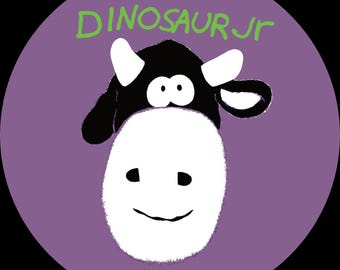 Dinosaur Jr. Cow Sticker D022S