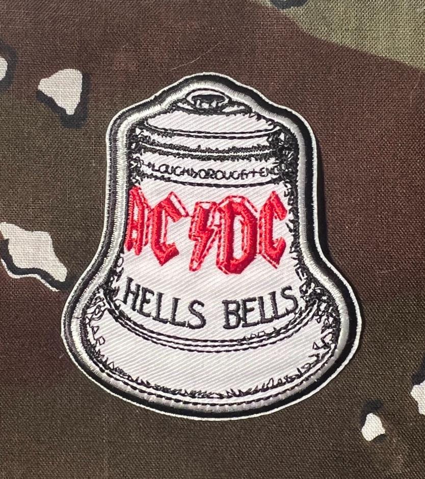 AC/DC Hells Bells Embroidered Patch A019P - Etsy