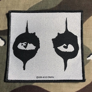 Alice Cooper Eyes Woven Patch A026P