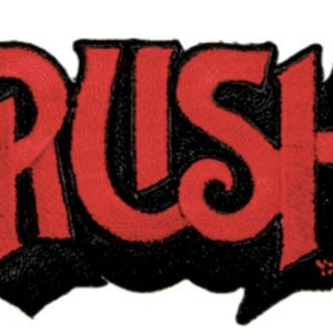 Rush logo geborduurde patch R012P