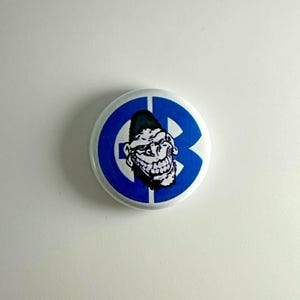 Gorilla Biscuits rak kant 2,5 cm knapp G009B nål