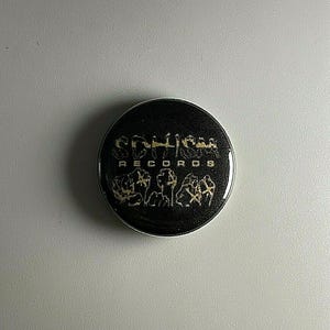 Schism Records Straight Edge 1” Button S013B Badge Pin