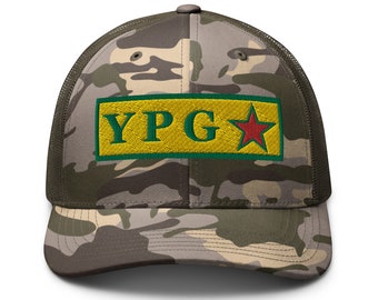 YPG Rojava Camouflage Trucker Hat Cap