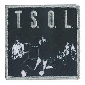 T.S.O.L. True Sounds Of Liberty TSOL Embroidered/Woven  Patch T022P