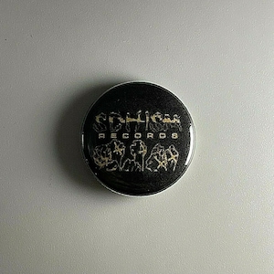Schism Records Straight Edge 1” Button S013B Badge Pin