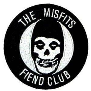 Écusson brodé Misfits Fiend Club Crimson Ghost M028P
