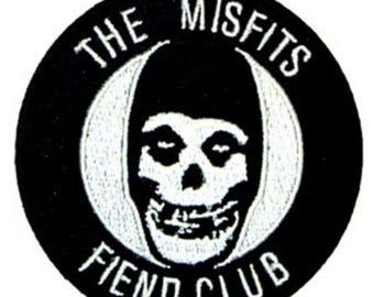 Misfits Fiend Club Crimson Ghost Embroidered Patch M028P