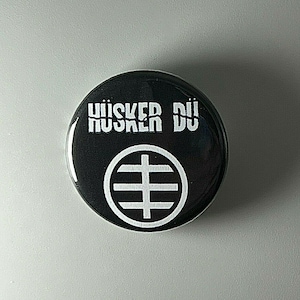 Husker Du Logo 1.25" Button H002B125