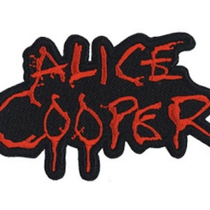 Alice Cooper Logo  Embroidered Patch A092P