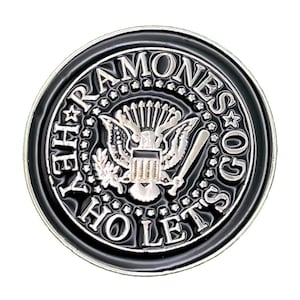 Ramones Punk Logo Enamel Lapel Pin R005PC