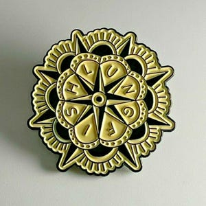 Lungfish Pass and Stow Dan Higgs Enamel Lapel Pin L002PC