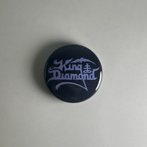 King Diamond 1&quot; Button K004B Badge Pin