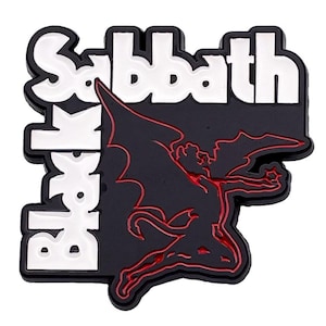 Black Sabbath Demon Enamel Lapel Pin B011PC