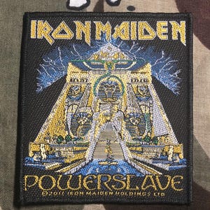 Iron Maiden Powerslave Woven Patch I010P