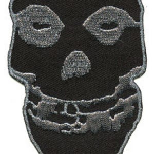 Écusson brodé noir/argenté au dos Misfits M109P