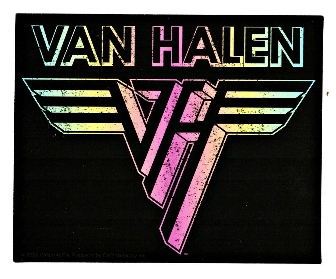 Van Halen Logo Sticker Decal Etsy Van Halen Logo Sticker Decal Etsy