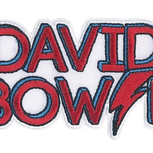 David Bowie Ziggy Stardust Embroidered Patch B027P
