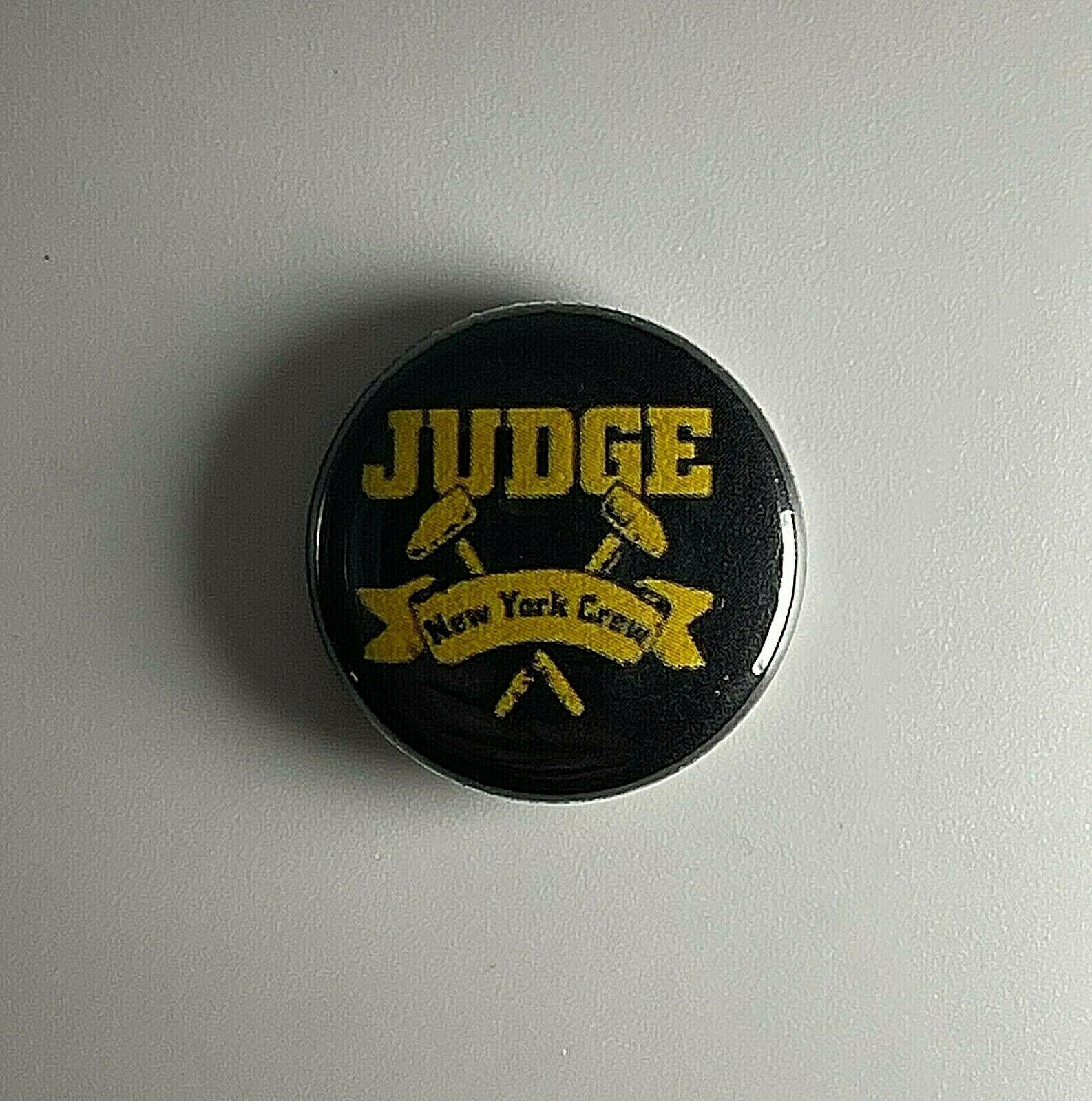 Straight Edge Hardcore NYHC New York Crew SXE 1” Button J002P Pin Badge