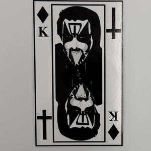 King Diamond Mercyful Fate Sticker K008S