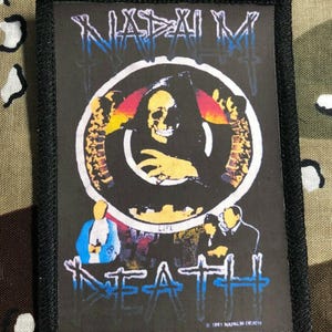 Napalm Death Life? Color Sublimated Printed Patch N020P