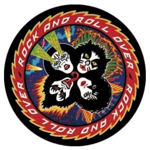 Badge à épingle Kiss Rock And Roll Over 1,25" K003B125