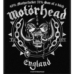 Motorhead England Woven Patch M118P