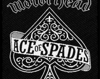 Motorhead ace of spades woven patch m008p