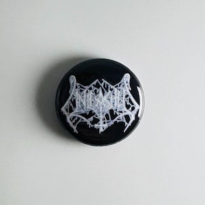 Unleashed Death Metal Logo 1" Button U010B Badge Pin