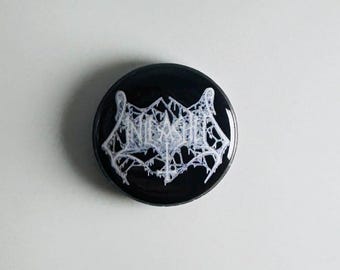 Unleashed Death Metal Logo 1" Button U010B Badge Pin