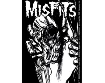 Misfits Pushead Logo Small Sticker M043S