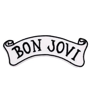 Bon Jovi Banner Embroidered Patch B024P