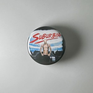 Suburbia Punk Rock T.R. 1.25" Button S013B125 Badge Pin TSOL Vandals DI