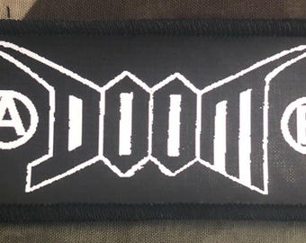 Doom Embroidered Sew-on Patch | English British Crust