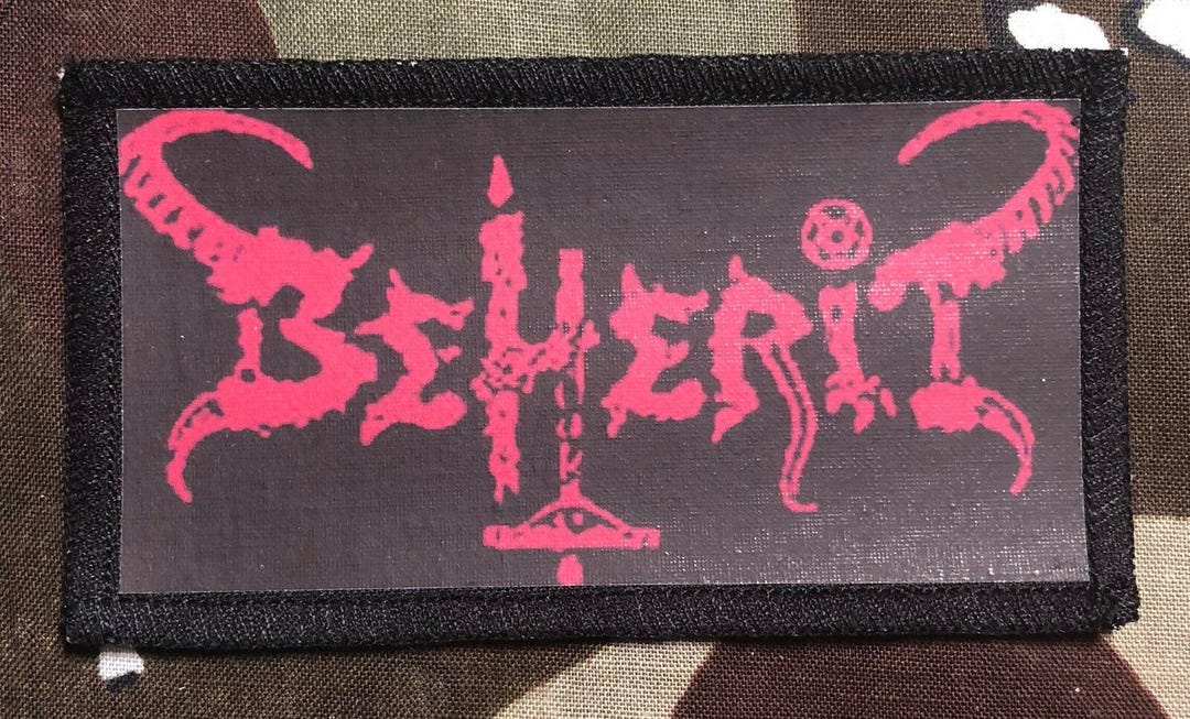 Beherit Logo Black Metal Sublimated Printed Patch B038P - Etsy