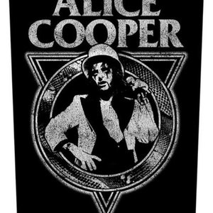 Alice Cooper Welcome To My Nightmare Printed Back Patch A015P