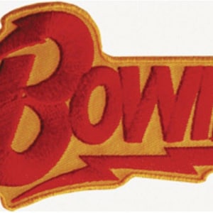 David Bowie Embroidered Patch B001P