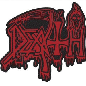 Death Scream Bloody Gore Logo Woven Patch D017P