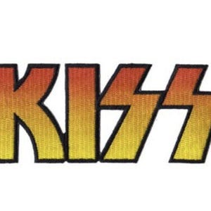 Kiss Logo Embroidered Patch K005P
