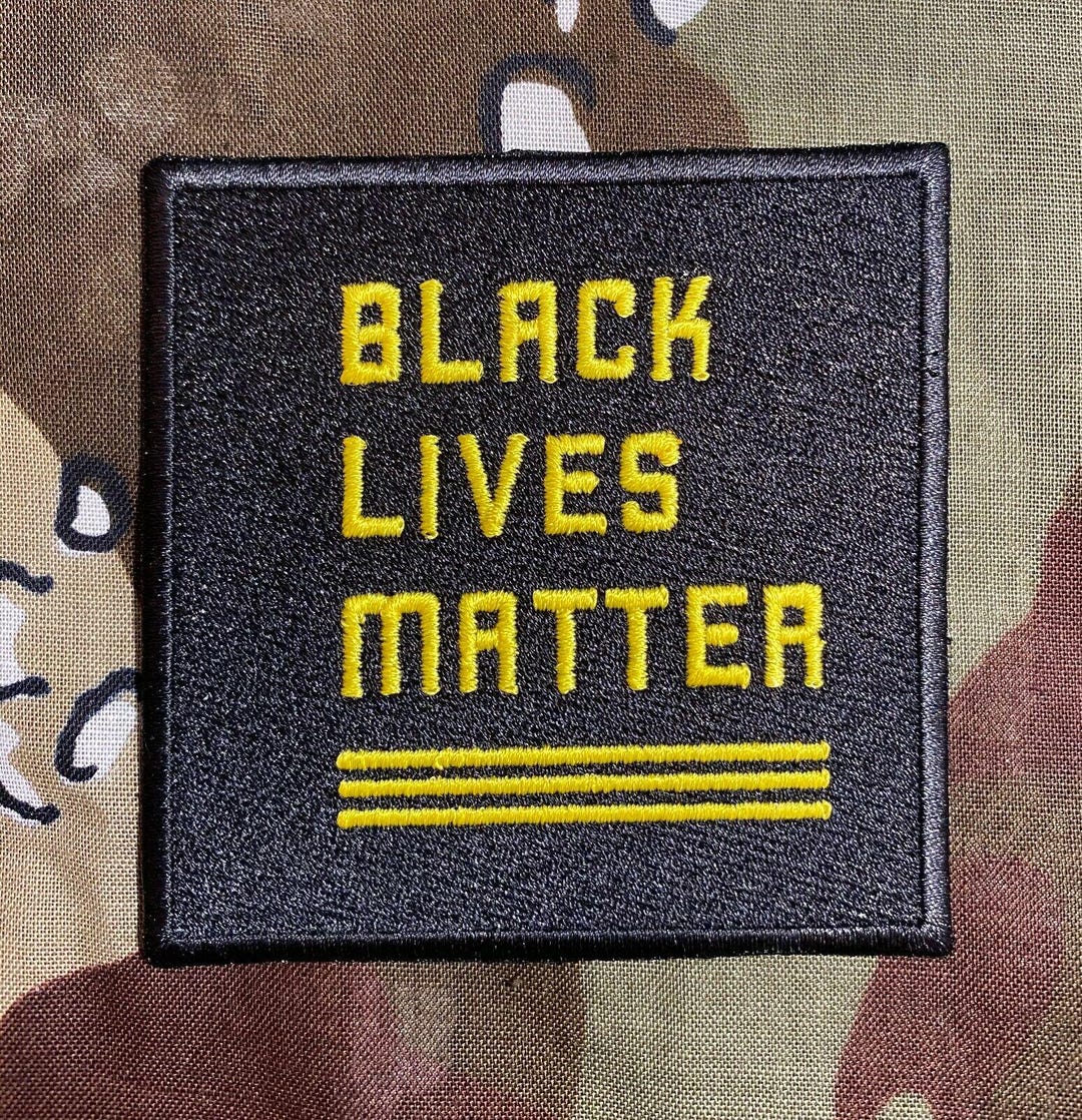 Black Lives Matter BLM #blacklivesmatter Embroidered Patch B065P - Etsy