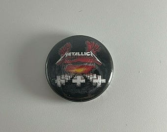 Metallica Logo Embroidered Iron-On Patch – Rock Band Music Applique