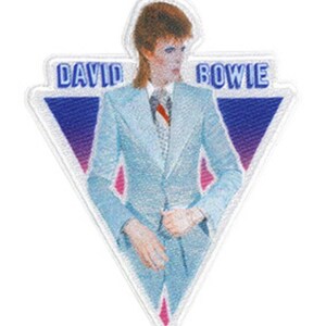 David Bowie Woven Embroidered Patch B067P